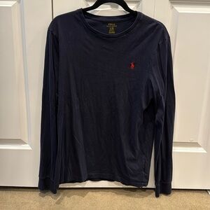 Polo navy blue long sleeve
